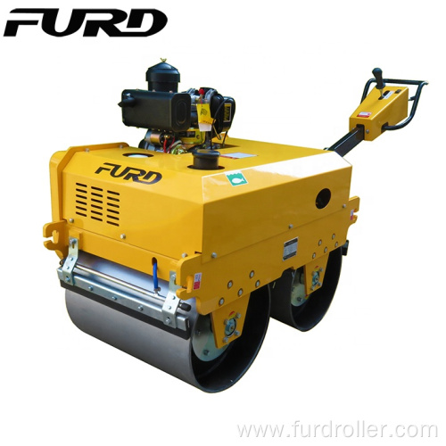 New CVT Speed Manual Tandem Road Roller With 550kg Weight